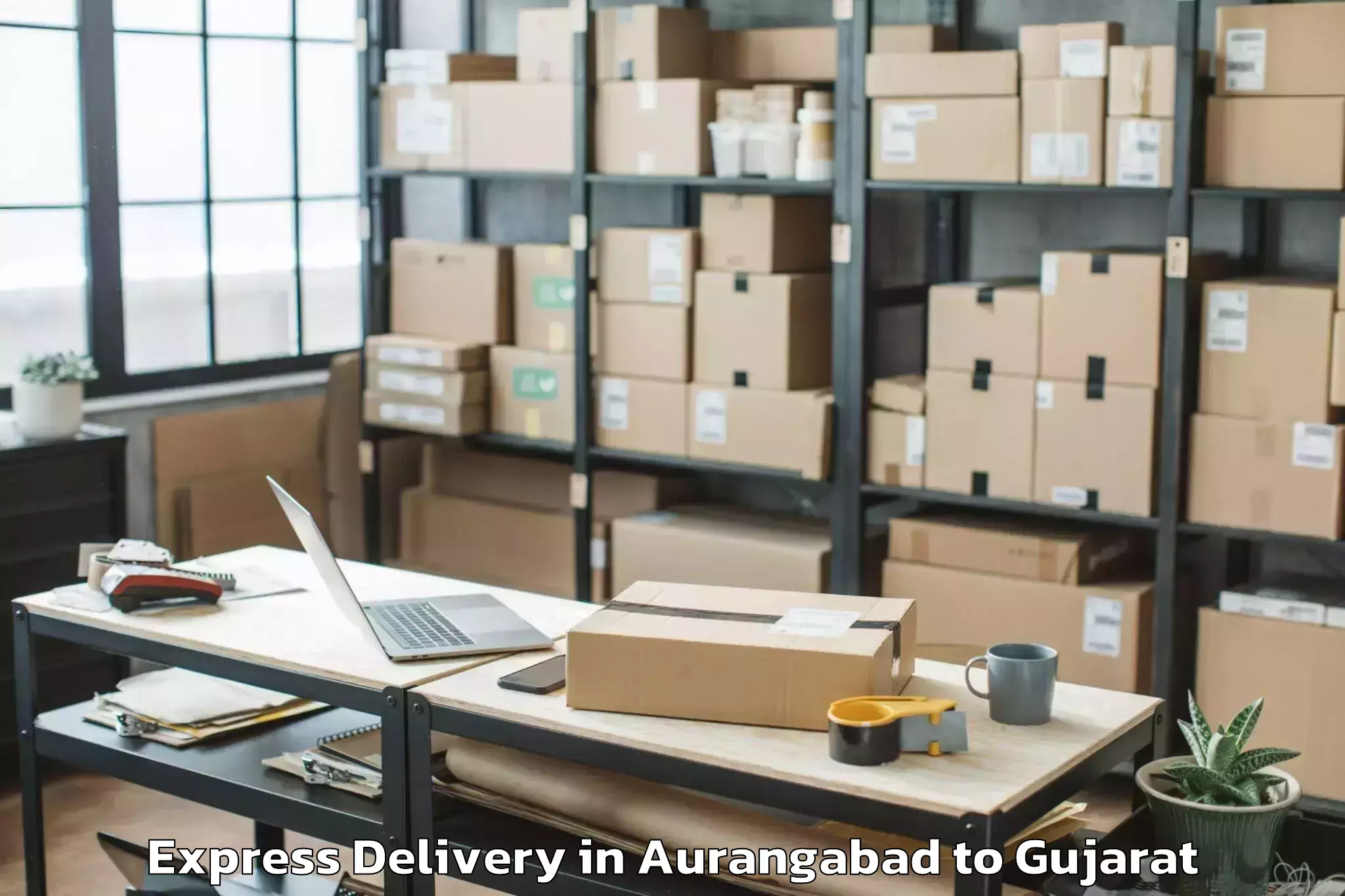 Easy Aurangabad to Ankleshwar Express Delivery Booking